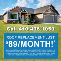 Roof Replacement - $89 per month